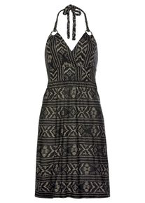 Lascana Neckholderkleid, mit Ethnoprint Beige, Größe 34