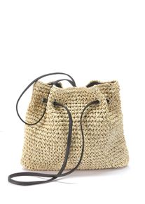Lascana Umhängetasche, Strandtasche Aus Leichtem Papierstroh mit Modischen Tasseln Vegan Beige, Größe B/H/T: 36 cm x 32 cm x 1 cm