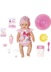 Baby Born , Babypuppe »Magic Girl, 43 cm«, (Set, 13 tlg.), mit 10 lebensechten Funktionen , bunt , Puppen