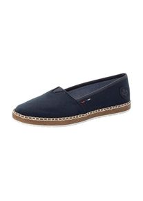 Rieker, Femmes Espadrilles, bleu nuit / rouge feu / blanc