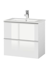 Waschtisch »Malaga 600«, Breite 60 cm, Tiefe 36 cm, SlimLine , weiss , Cygnus Bath