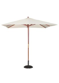 Bolero Sonnenschirm quadratisch - 2500x2500 mm - creme f&uuml;r Gastro & Gewerbe