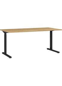 Germania Schreibtisch »Profi 2.0«, Breite 160 cm schwarz Grandson-Eiche-Nb./Schwarz + Schwarz