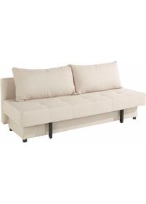 Schlafsofa »Easy«, inklusive grossen Rückenkissen , beige , Inosign