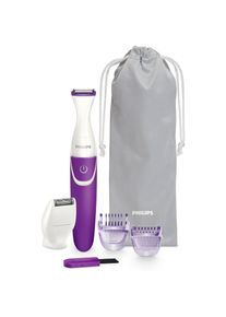 Philips , Bikinitrimmer &raquo;BRT383/15&laquo;, 4 Aufs&auml;tze, handlicher Bikini-Trimmer zum Rasieren, Stylen und Trimmen der Bikinizone , lila , Mehr Komfort...