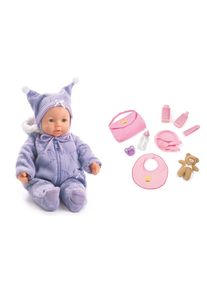 BAYER , Babypuppe »Piccolina Magic Eyes«, mit Funktion und Zubehör , lila , Puppen