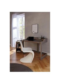 Müllermöbel Sekretär »PLANE«, praktisch für kleine Räume , grau , Müller SMALL LIVING , made_in_germany , anthrazit mit Birkenkante