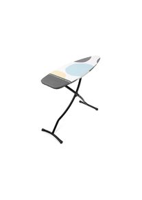 Bügelbrett »Spring Bubbles mit Dampfbügeleisenablage«, Bügelfläche 45 cmx124 cm , bunt , Brabantia , grau/gelb/blau/weiss