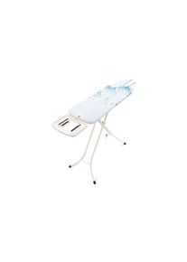 Bügelbrett »Cotton Flower mit Dampfstationsabalge«, Bügelfläche 38 cmx48 cm , weiss , Brabantia , weiss/blau