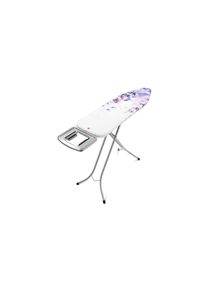 Bügelbrett »Metallic Lavendel mit Dampfbügeleisenablage«, Bügelfläche 38 cmx124 cm , lila , Brabantia , helllila/dunkellila/weiss/silberfarben