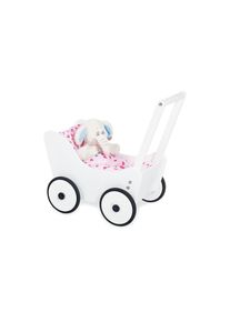 Pinolino® , Puppenwagen »Maria Weiss«, Höhenverstellbarer Griff , schwarz-weiss , Puppenwagen & -wiegen
