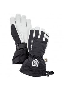 Hestra - Kid's Army Leather Heli Ski 5 Finger - Handschuhe Gr EU 3 grau