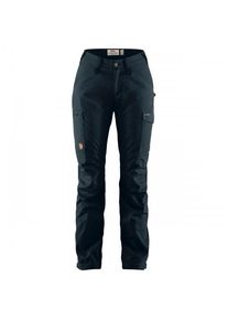 Fj&auml;llr&auml;ven Fj&auml;llr&auml;ven - Women's Kaipak Trousers Curved - Trekkinghose Gr 34 - Fixed Length schwarz/blau