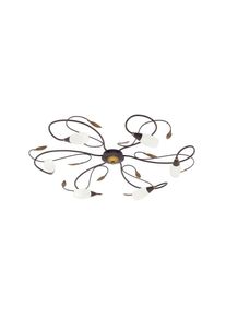 Eglo Leuchten Eglo GERBERA 1 Wand-/Deckenleuchte Dunkelbraun