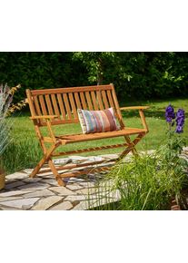 Casaria® Gartenbank Eukalyptusholz 120x55x90cm FSC®-zertifiziert