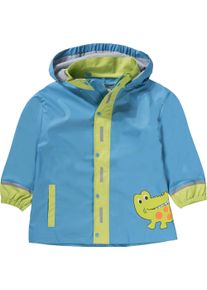 Playshoes Funktionsjacke 'Crocodile' Jungen Gr&ouml;&szlig;e 140 hellblau / apfel