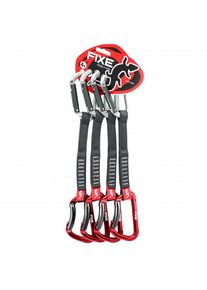 Fixe Quickdraw Montgrony 4-Pack Express-Set (Gr 18 cm |grau/rot)