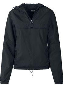 Urban Classics Ladies Basic Windrunner Windbreaker schwarz