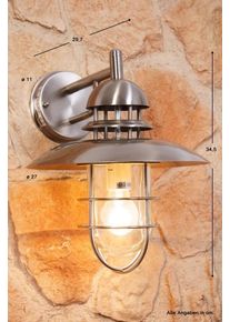 Konstsmide SORRENTO Wandleuchte Transparent, Klar, 1-flammig