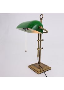 Steinhauer Ancilla Bankerlampe Bronze, 1-flammig