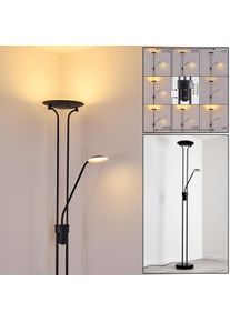 hofstein Abiqua Deckenfluter LED Schwarz, 2-flammig