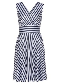 Lascana Sommerkleid, mit Streifenprint Weiss, Gr&ouml;&szlig;e 38