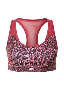 Reebok, Femmes Soutien-gorge de sport, gris clair / rose / noir