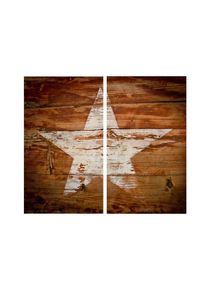 Wall-Art Herd-Abdeckplatte »Herdabdeckplatte Vintage Star«, (1 tlg.)