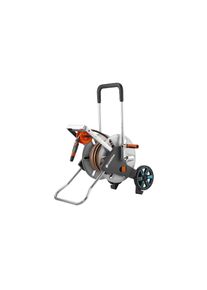 Transportwagen »Metall-Schlauchwagen AquaRoll M Set 25 m« , bunt , Gardena , silberfarben/orange/blau/schwarz/weiss