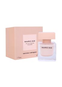 Narciso Rodriguez , Eau de Parfum »Narciso Poudrée 30 ml« , Silberfarben-Transparent , transparent , Kopfnoten: Rose, Orangenblüte, Jasmin