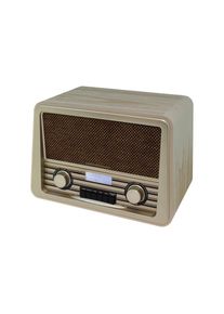 Soundmaster , Digitalradio (DAB+) »NR920 Braun Beige Mehrfarbig«, (CD Digitalradio (DAB+)-FM-Tuner) , braun , Lautsprecher mit 2,5 Watt RMS...