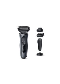 Braun , K&ouml;rperrasierer &raquo;Herrenrasierer Series 6 60-4820cs&laquo; , grau , Mit EasyClick Pr&auml;zisionstrimmeraufsatz und 3-Tage-Bart-Trimmeraufsatz