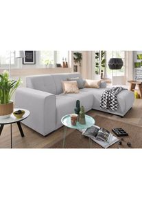 Ecksofa &raquo;Langeland&laquo; , grau , Home Affaire , hellgrau