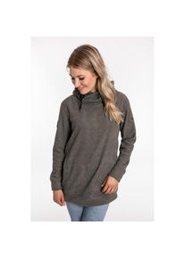 DEPROC Active , Kapuzensweatshirt »SWEAT ALBERTA WOMEN«, aus funktionalem Piqué-Fleece , grau , anthrazit , Kuscheliges Piqué-Fleece mit angerauter...