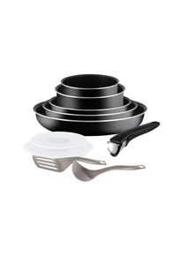 Pfannen-Set »Ingenio Essential«, Aluminium, (Set, 10 tlg.) , schwarz , Tefal