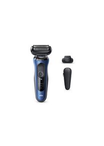 Braun , Gesichtshaarrasierer &raquo;Series 6 60-B1200s&laquo; , schwarz , Mit Pr&auml;zisionstrimmer-Aufsatz zum Trimmen von Schnurrbart und Koteletten