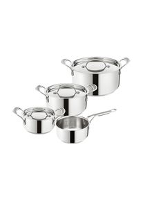 Pfannen-Set »Jamie Oliver Wave Induction 7-teilig« , silberfarben , Tefal