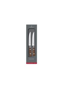 Steakkochmesser »Grand Maître Wood«, (Set, 2 tlg., Steakmesser-Set) , braun , Victorinox , holzfarben/braun/silberfarben