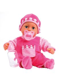 BAYER , Babypuppe »First Words, pink« , pink-ecru-geringelt , Puppen