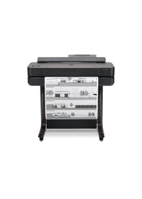 HP , Grossformatdrucker »DesignJet T630 - 24"« , schwarz , Mit der HP Smart App Druckaufträge von fast überall her senden