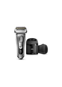 Braun , K&ouml;rperrasierer &raquo;Series 9 9365cc mit Reinigungsstation&laquo; , silberfarben , Wasserdicht und f&uuml;r die Nass- sowie Trockenrasur geeignet