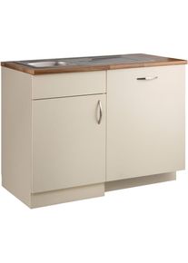 Wiho-Küchen Spülenschrank »Peru« , gelb , wiho Küchen , made_in_germany , vanille