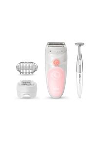 Braun , Epilierer &raquo;Epilierer-Set Silk-&eacute;pil 5-820 SensoSmart&laquo; , rosa , Mit Rasieraufsatz f&uuml;r empfindliche Bereiche