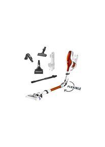 Rowenta , Akku-Bodenstaubsauger &raquo;AIR FORCE FLEX 560 Weiss und Orange&laquo; , orange , Akkusauger