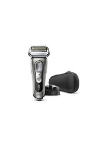 Braun , Gesichtshaarrasierer &raquo;Herrenrasierer Series 9 9345s&laquo; , grau , Mit Pr&auml;zisionstrimmer f&uuml;r die Koteletten und zum Konturieren