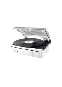 Soundmaster , Stereoanlage »PL560WE Weiss« , schwarz-weiss , Line Out (RCA)