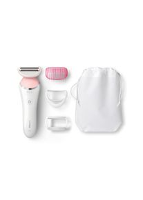 Philips , Elektrok&ouml;rperrasierer &raquo;K&ouml;rperrasierer SatinShave Advanced Wet & Dry BRL140/00&laquo; , rosa , Inklusive Trimmeraufsatz, Aufsatz f&uuml;r sanftes...