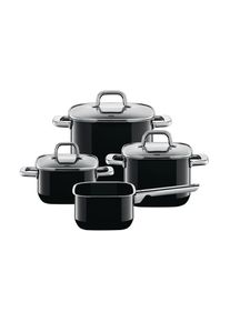 Kochtopf »Quadro Black 4-teilig«, Silargan® , schwarz , Silit