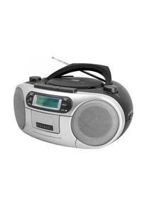 Soundmaster , Digitalradio (DAB+) »Boombox SCD7900SW Schwarz Silber«, (CD Digitalradio (DAB+)-FM-Tuner) , schwarz