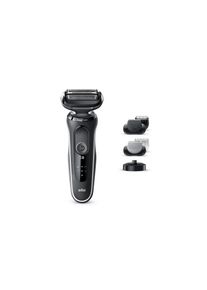 Braun , K&ouml;rperrasierer &raquo;Series 5 50-W4650cs&laquo; , schwarz , Mit Easy-Click Barttrimmeraufsatz und Bodygroomeraufsatz